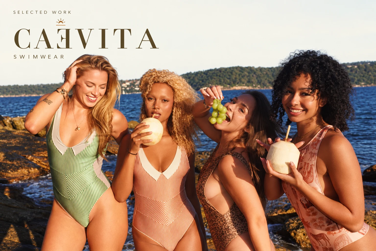 CAĒVITA luxury swimwear editorial